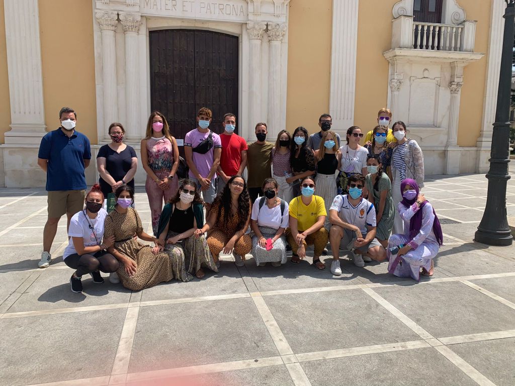 Volunteers in Asuncion Cathedral 
